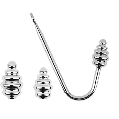 Ribbed Hook 8826 Anal Screw-in GreatBenefit Set 0319